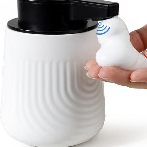 SoftWave Automatic Foaming Soap Dispenser Recycled Eco-Clay 10 oz