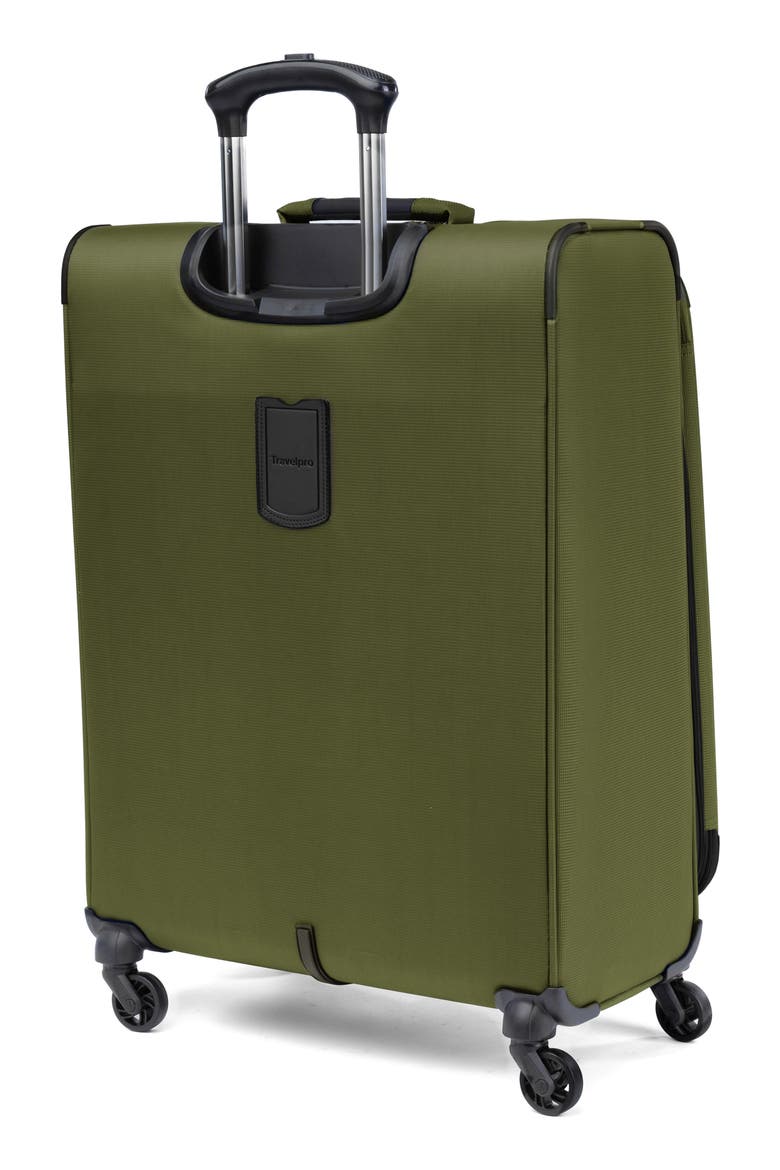 Pilot Air 2 25 Inch Expandable Spinner Suitcase, Alternate, color, OLIVE/ BLACK