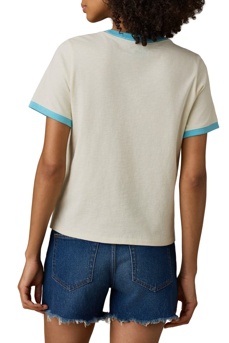 Sunwashed Essential Cotton T-Shirt, Alternate, color, LEMON SORBET