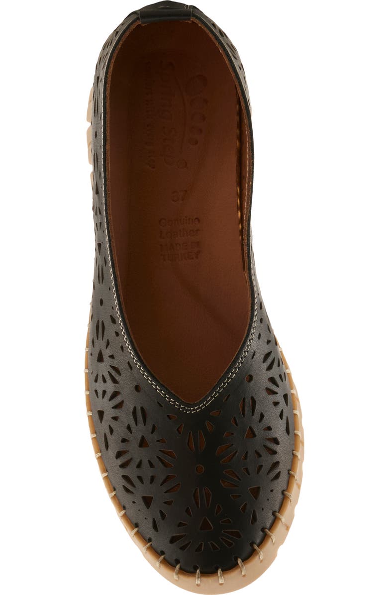 Spring Step Carosa Wedge Pump, Alternate, color, Black