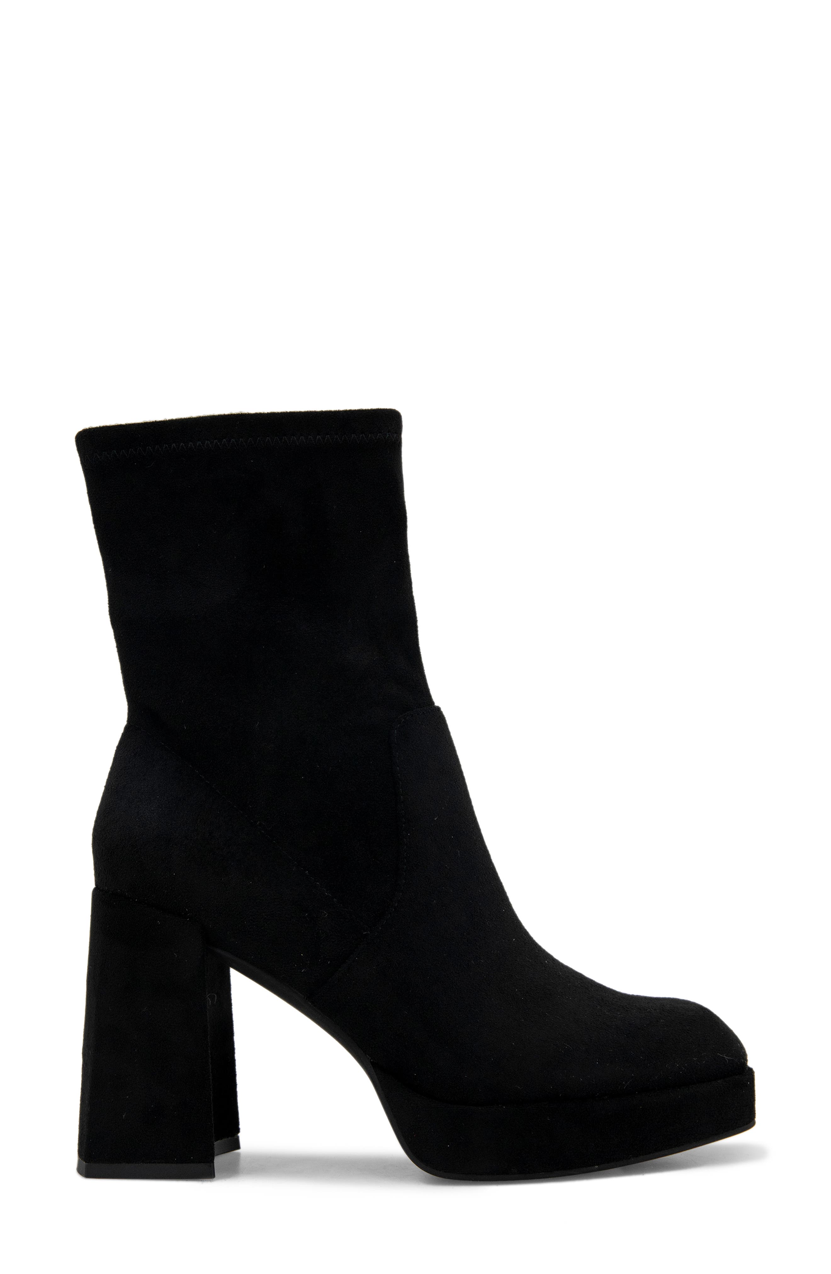 Kenneth Cole Block Heel Stretch Bootie, Alternate, color, 