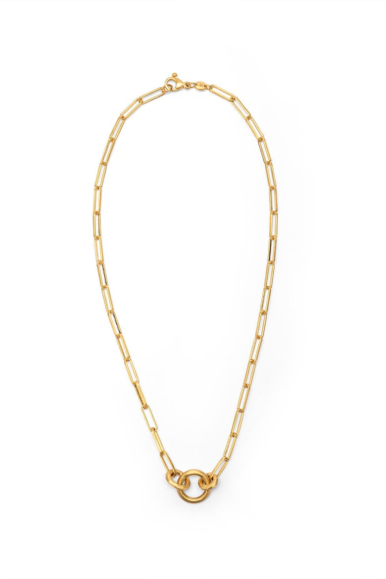 Voyage Necklace Clip Chain. Handmade in Italy, Alternate, color, 18k Gold Plated