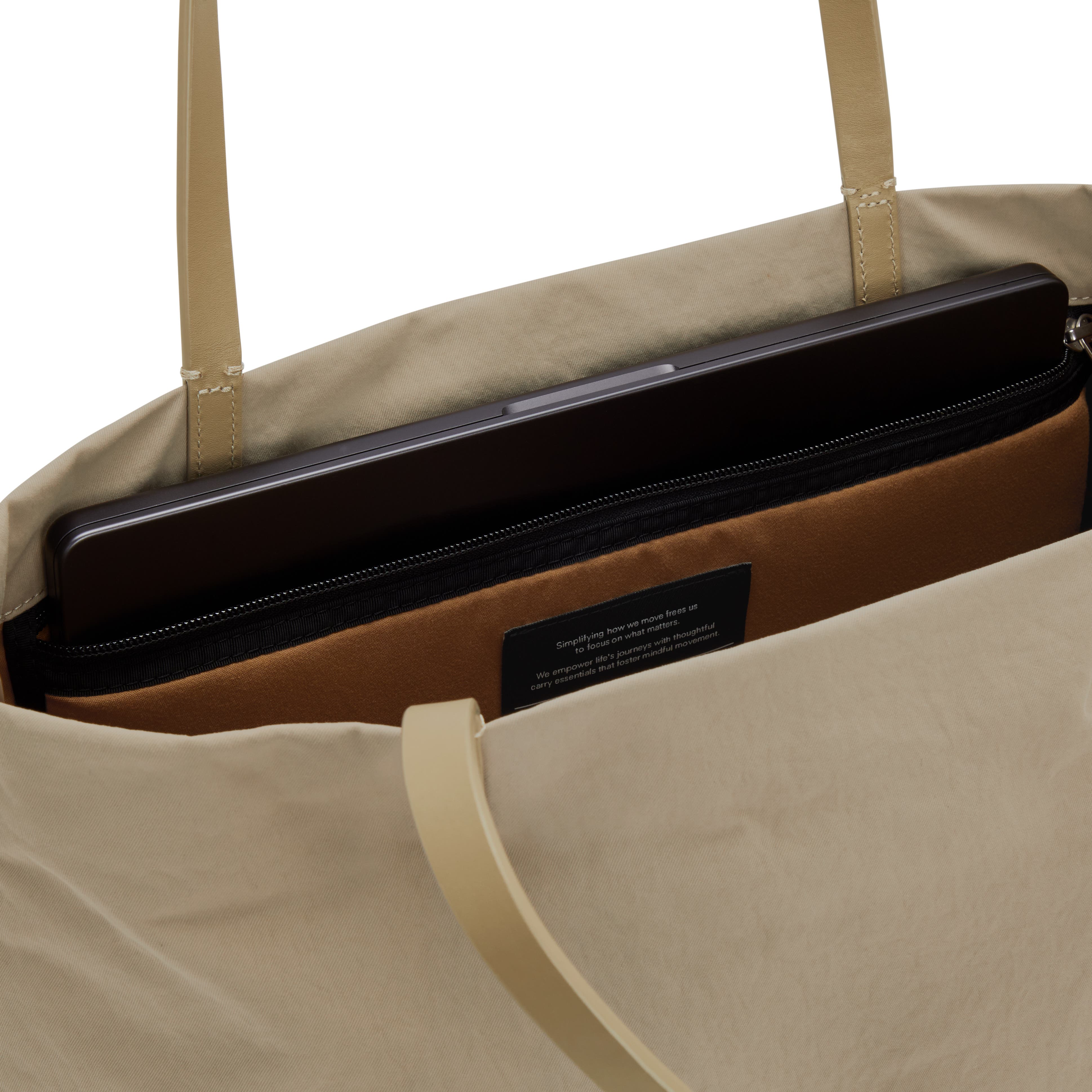 SEMO Tote Bag with Laptop Compartment, Alternate, color, Tierra Taupe