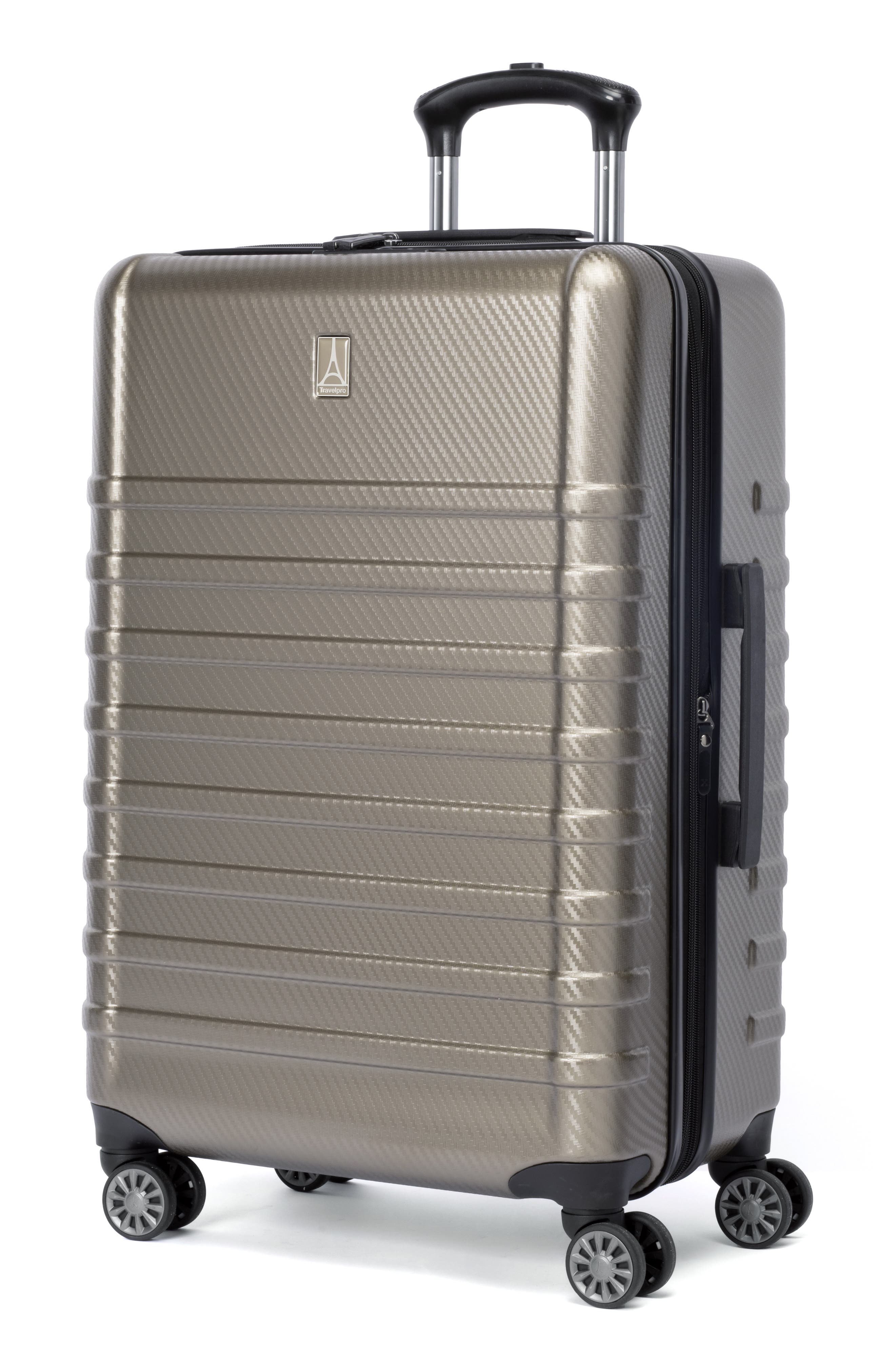 TRAVELPRO Rollmaster<sup>™</sup> Lite 2 24-Inch Expandable Hardside Spinner Luggage, Alternate, color, Gold Carbon Fiber