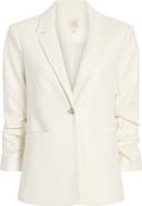 Cinq à Sept Khloe Quilted Faux Leather Blazer