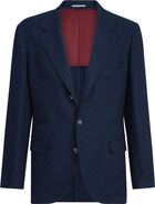 Brunello Cucinelli Hopsack deconstructed blazer