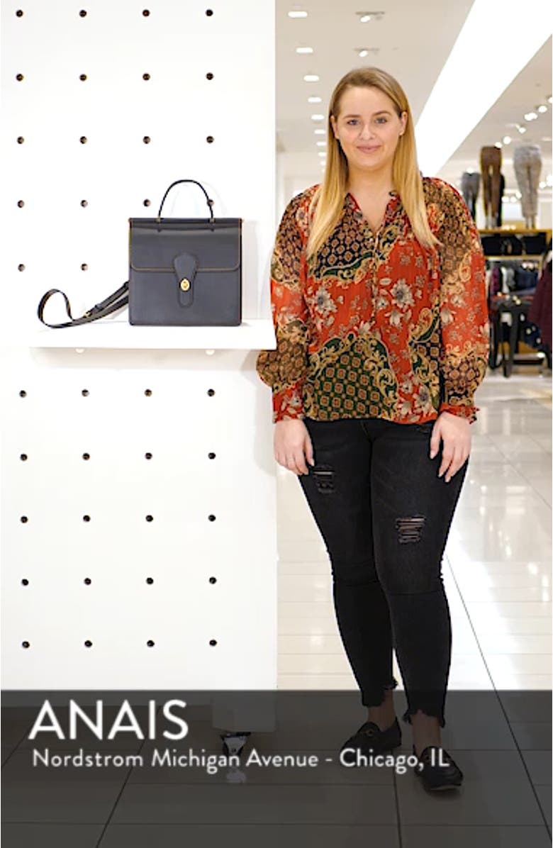 Willis Leather Top Handle Satchel, sales video thumbnail