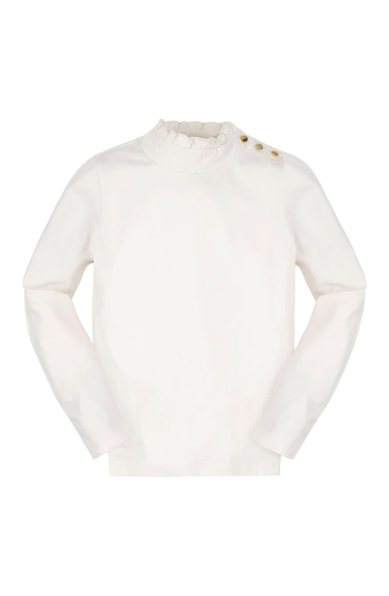 Hope & Henry Baby Girls' Organic Mock Neck Knit Top, Infant, Alternate, color, 