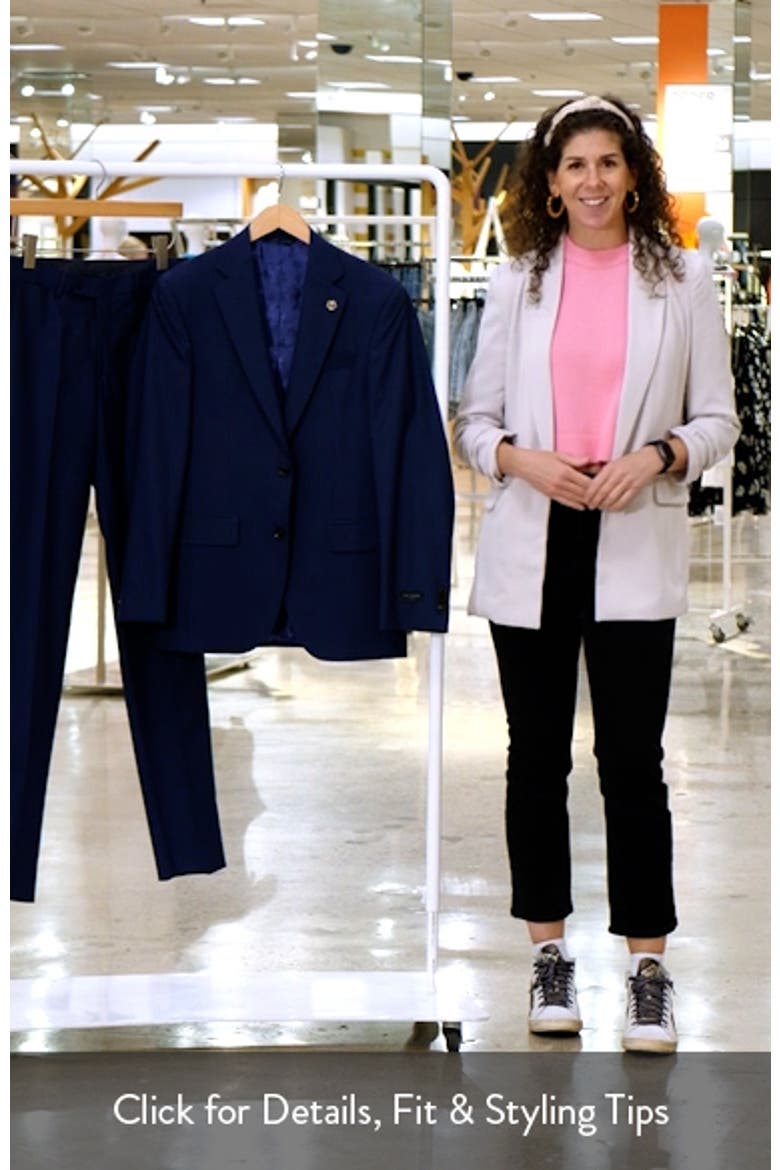 Jay Trim Fit Wool Suit video