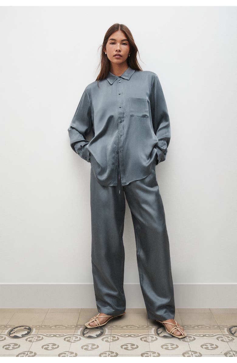 SILK LAUNDRY Boyfriend Shirt, Alternate, color,