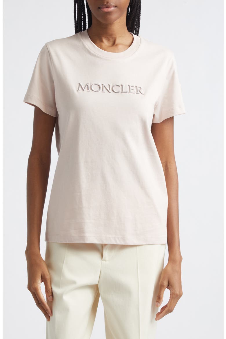 Logo Cotton Jersey T-Shirt, Main, color, PINK