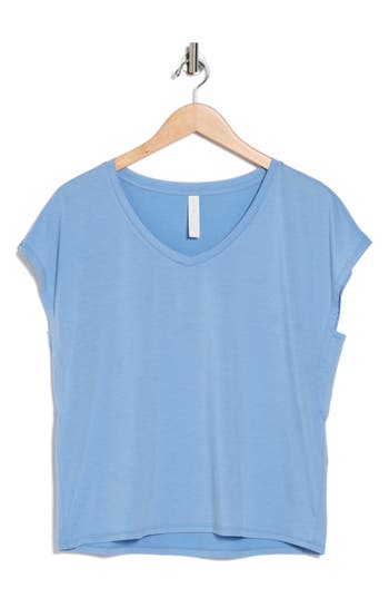 Z By Zella Super Drop Shoulder T-shirt In Blue