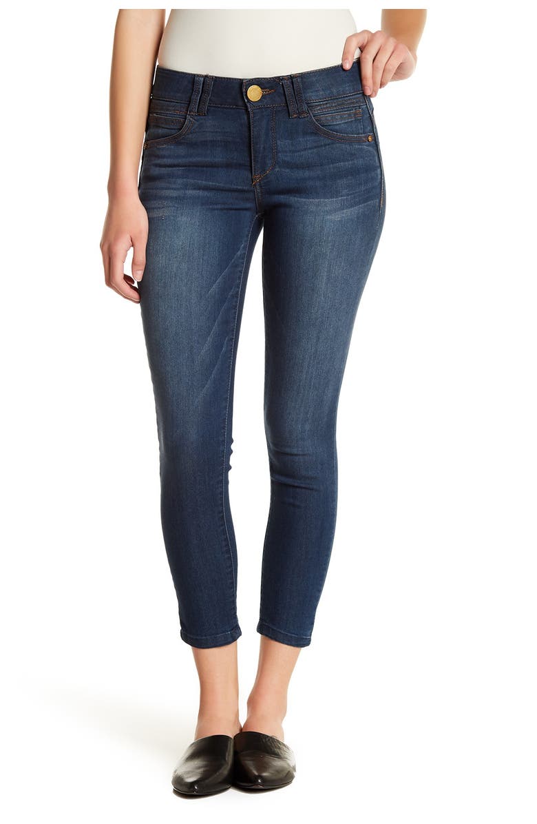 Democracy Tummy Control Ankle Jeans, Main, color, 