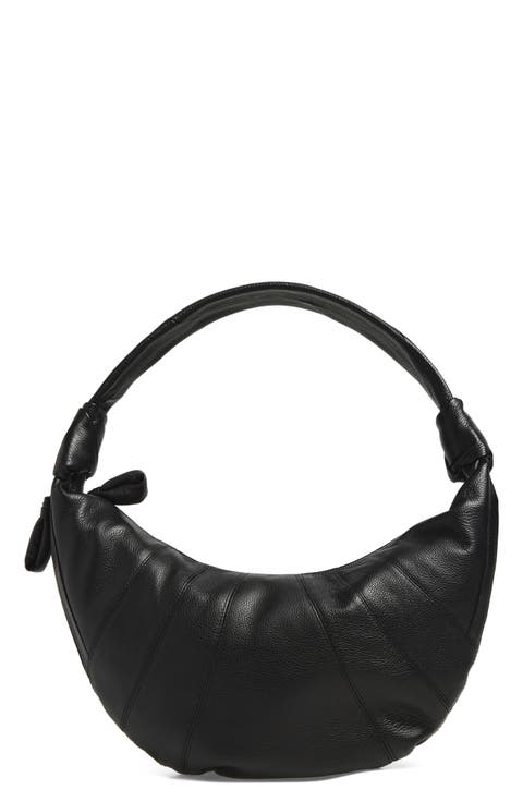 Fortune Croissant Leather Shoulder Bag