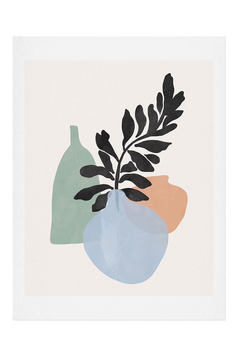 Sea Glass Vases Unframed Wall Art, Main, color, NO FRAME 11X14