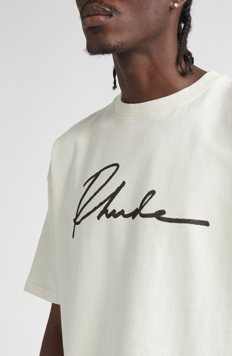 Rhude Script Logo Graphic T-Shirt, Alternate, color,