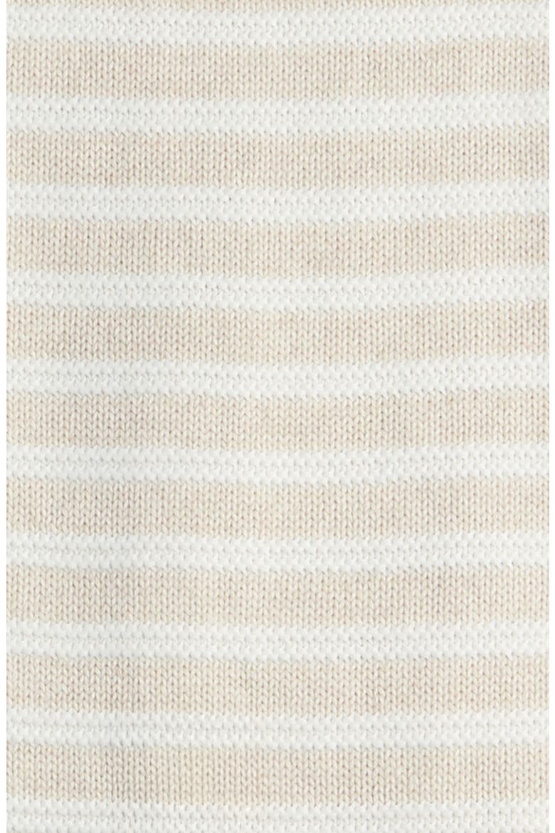 Stripe Sweater Romper, Alternate, color, BEIGE OATMEAL DRAW STRIPE
