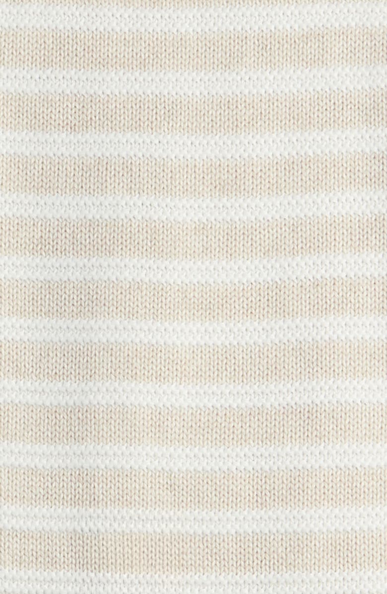 Nordstrom Stripe Sweater Romper, Alternate, color, Beige Oatmeal Draw Stripe