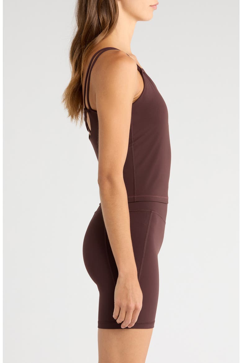 Ultimate Studio Strappy Tank, Alternate, color, SABLE BROWN