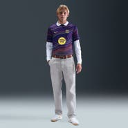 Nike Men's Nike Navy Barcelona Home 2025/26 Academy Pro Pre-Match Top