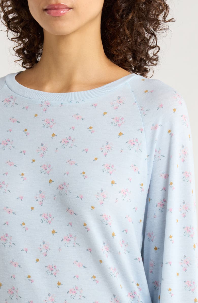 Honeydew Star Seeker Brushed Jersey Pajamas, Alternate, color, Chambray Ditsy