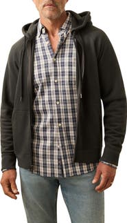 Faherty High Standard Organic Cotton Zip Hoodie
