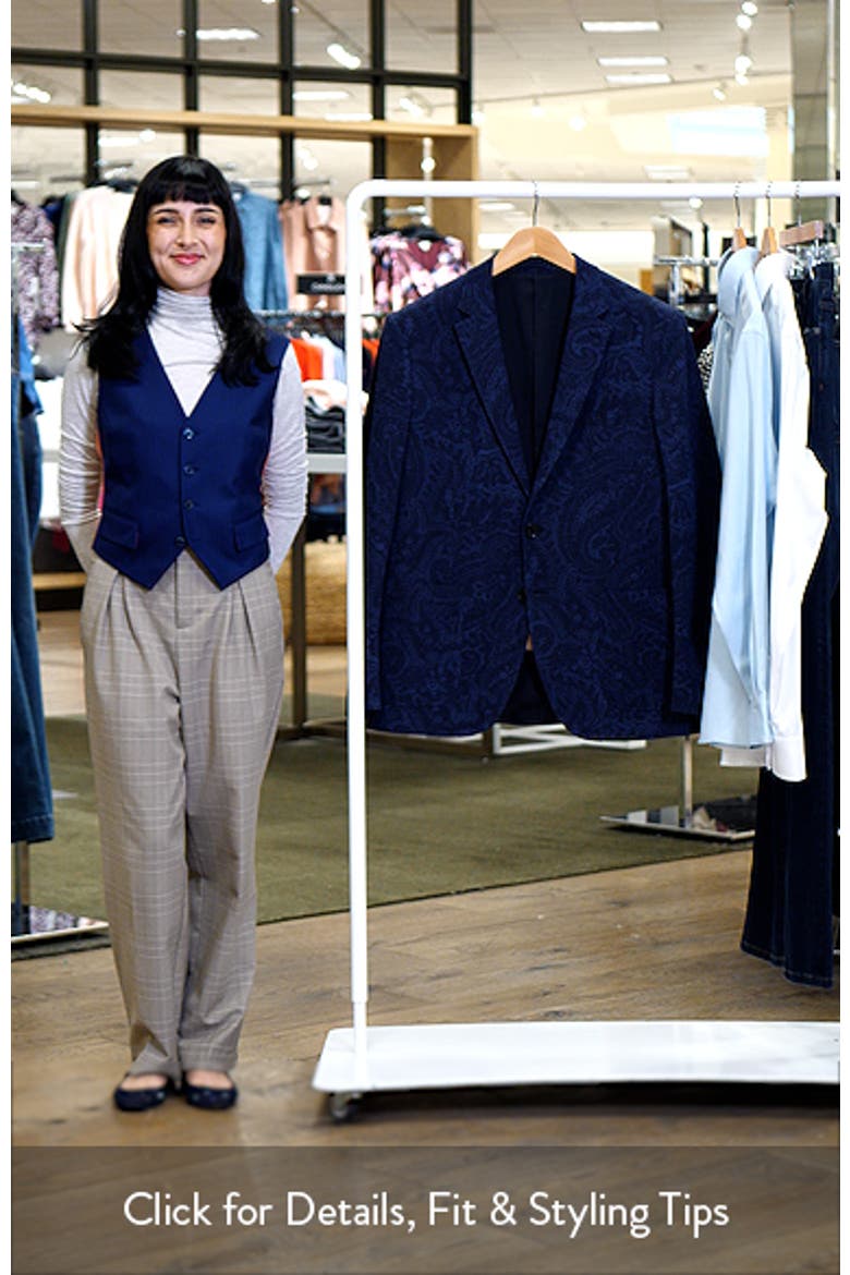 Roma Paisley Jersey Sport Coat video