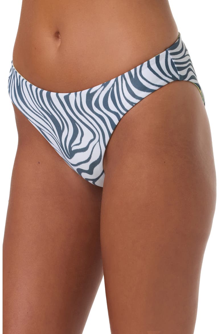 Margo Abstract Comber Bikini Bottoms, Alternate, color, SLATE