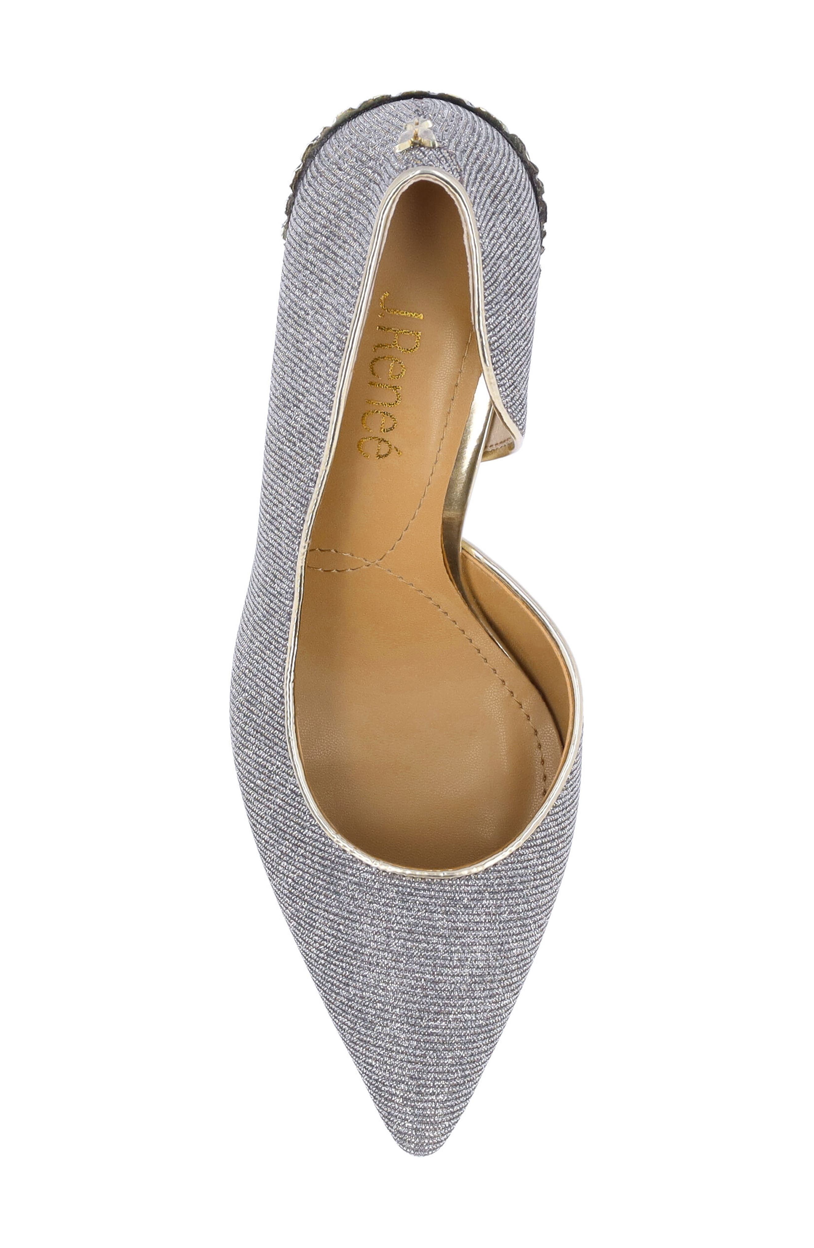 J. Reneé Jeannie Pump, Alternate, color, Pewter