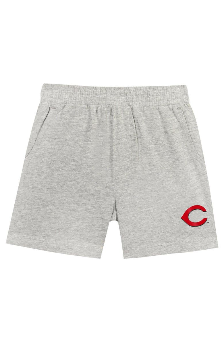 Outerstuff Infant Fanatics Red/Gray Cincinnati Reds Bases Loaded T-Shirt & Shorts Set, Alternate, color, 