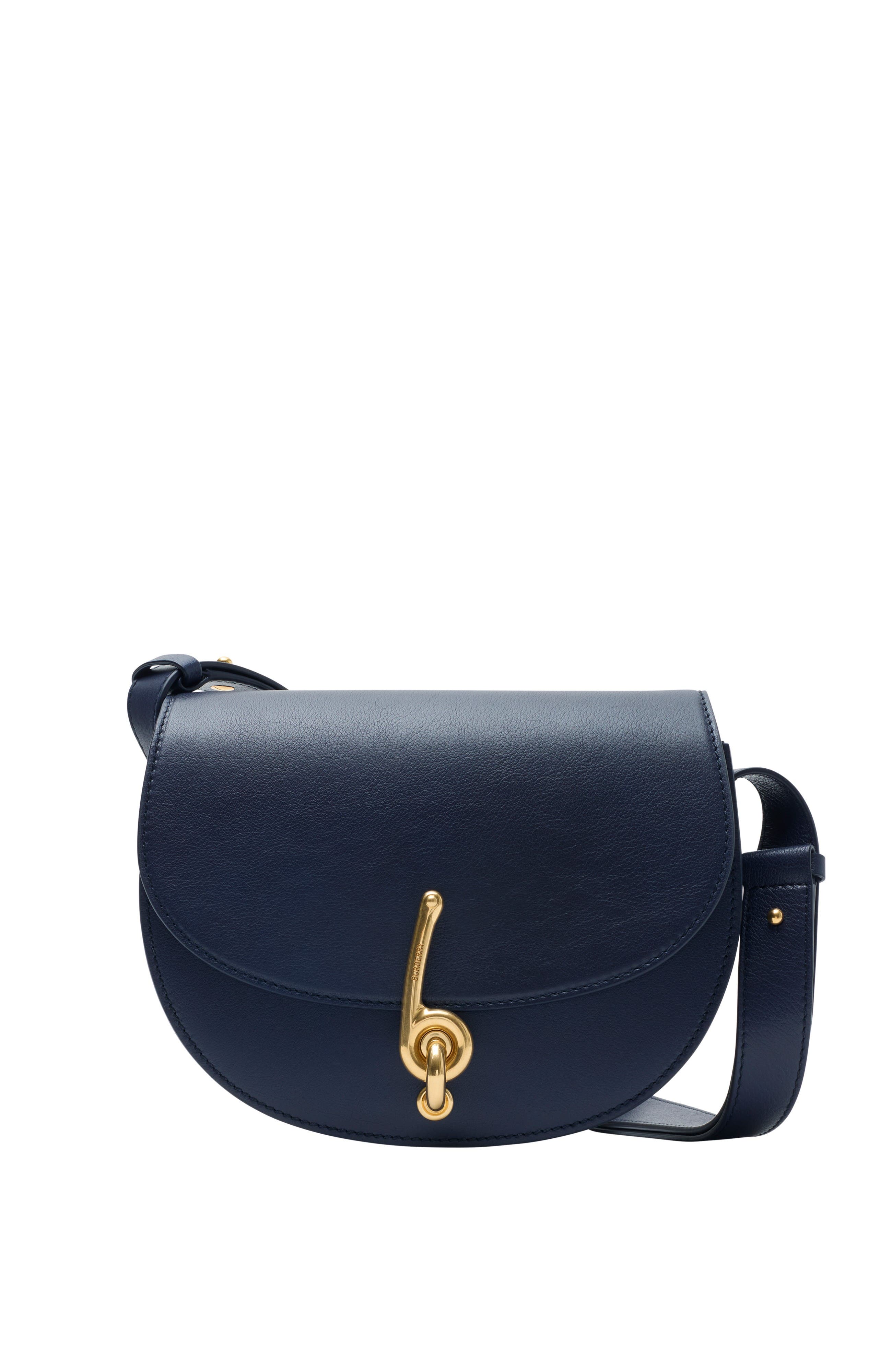 Burberry Small Bridle Bag, Main, color, Midnight Blue