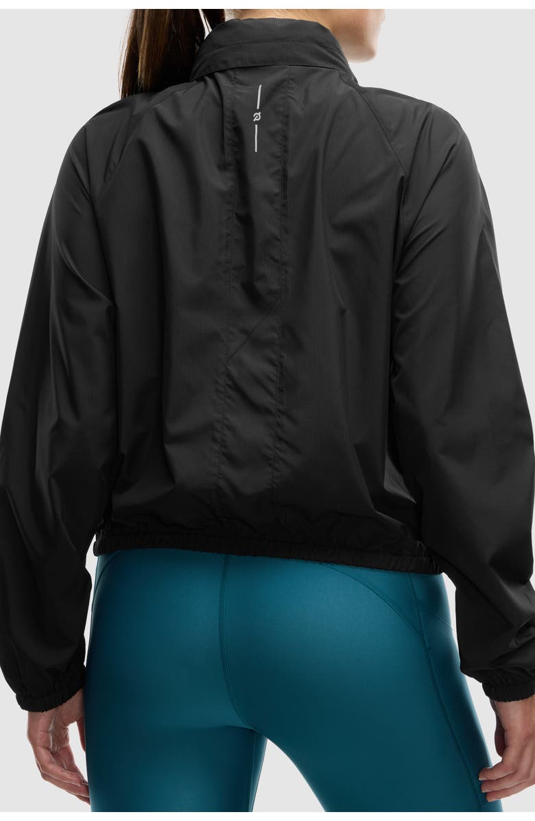 Peloton Woven Seamed Run Shell, Alternate, color, Black