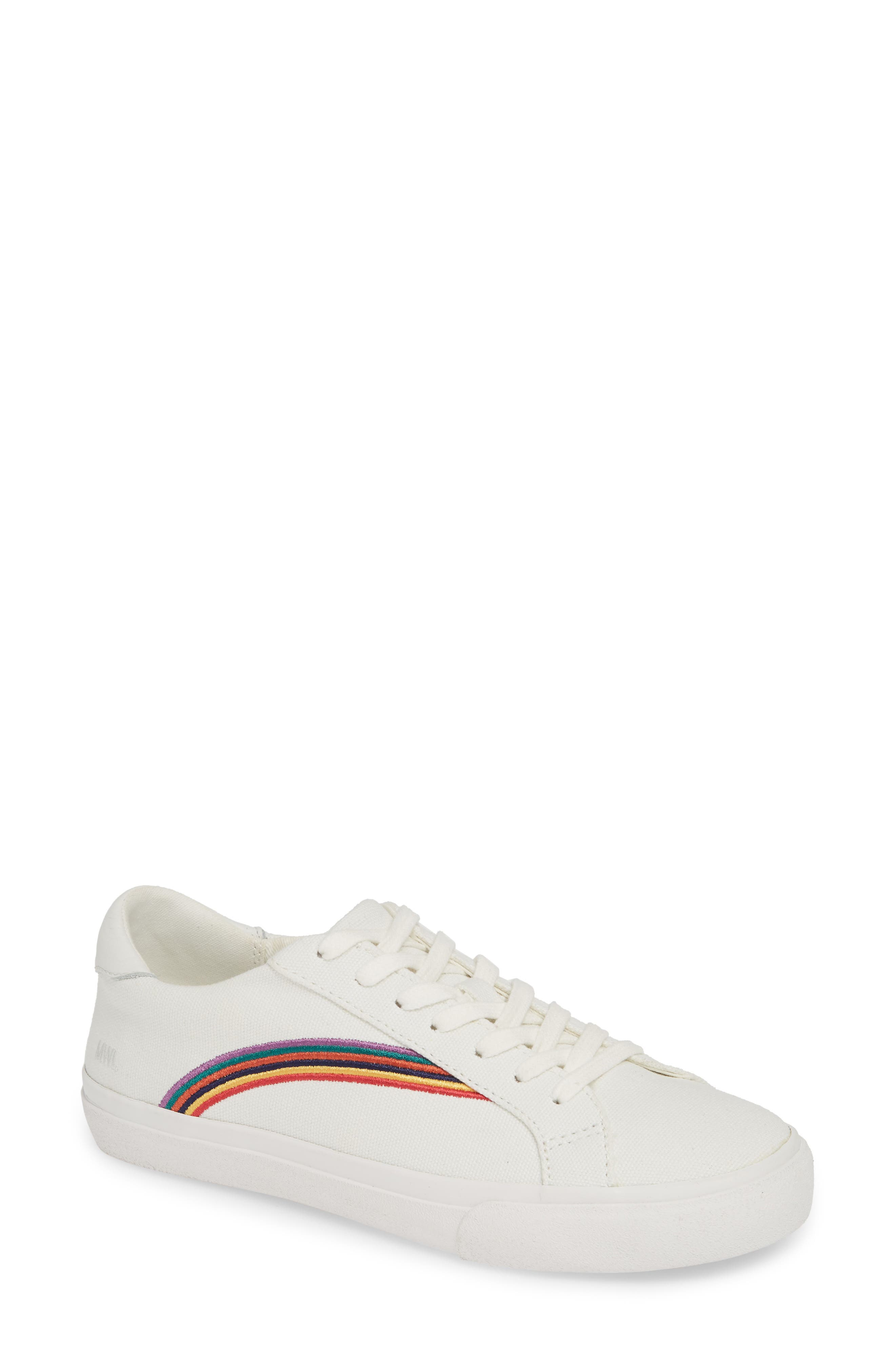 Madewell Delia Rainbow Sneaker, Main, color, 