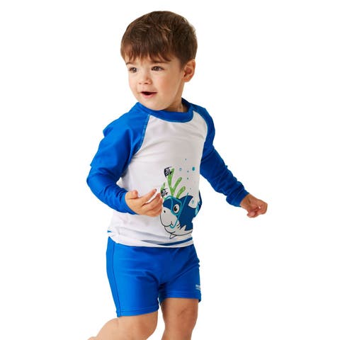 Childrens/Kids Bubbles The Shark Rash Suit