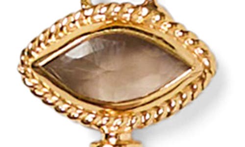 Chan Luu Smoky Quartz Key Pendant Necklace In Gold