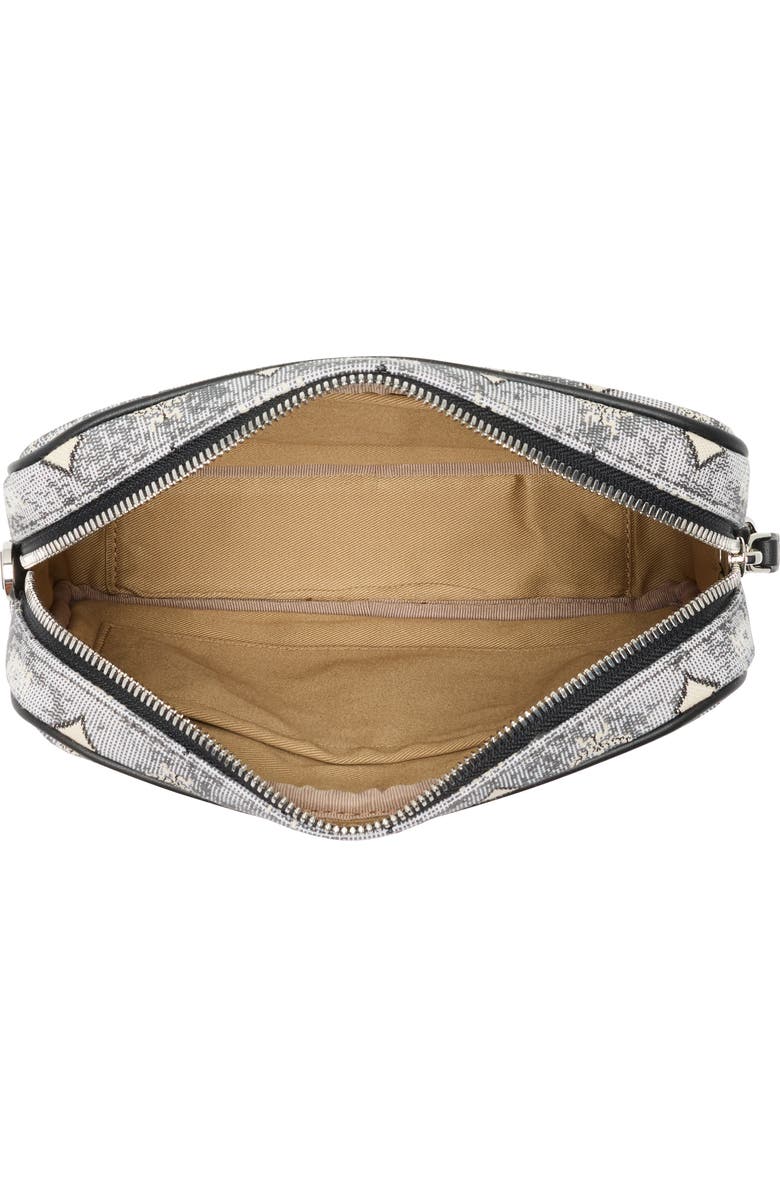 MCM Aren Messenger Bag, Alternate, color, Grey