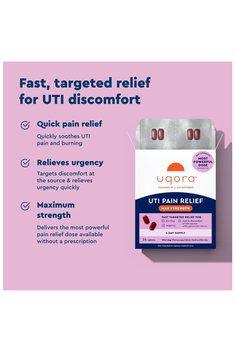 UTI Pain Relief Tablets with Phenazopyridine HCl, Alternate, color, None