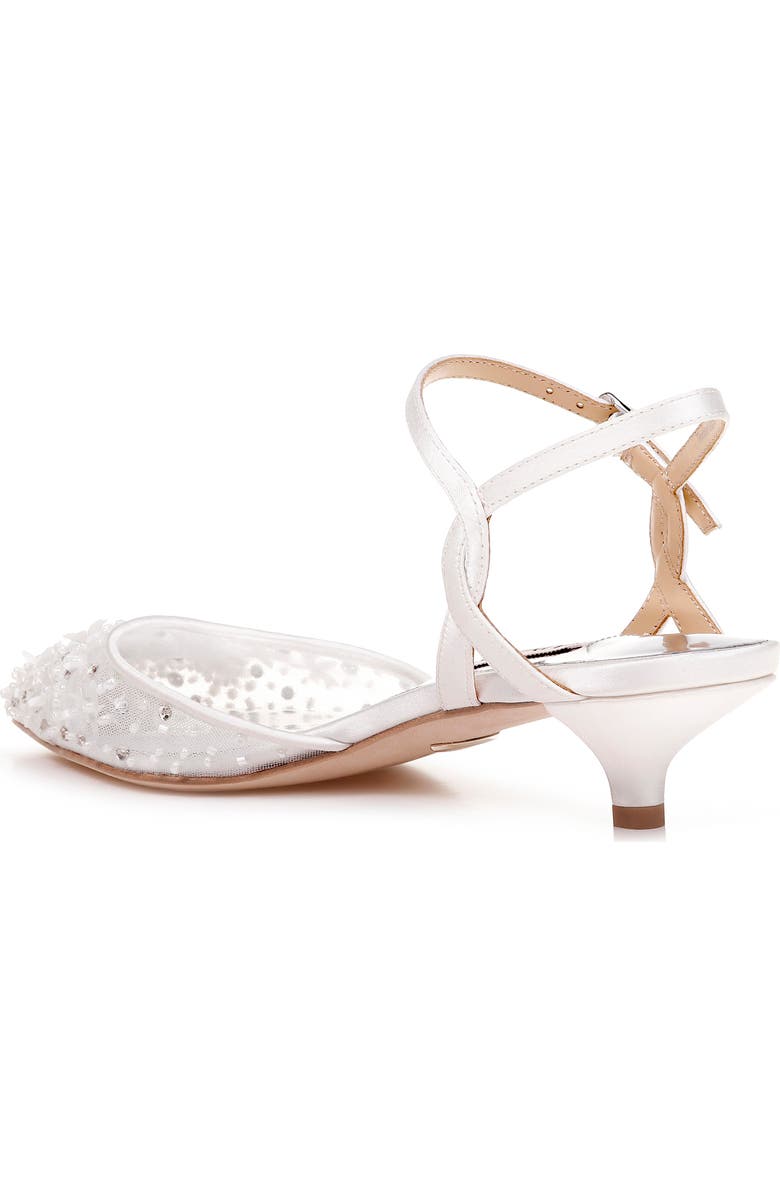 Badgley Mischka Collection Badgley Mischka Iris Kitten Heel Pointed Toe Pump, Alternate, color,