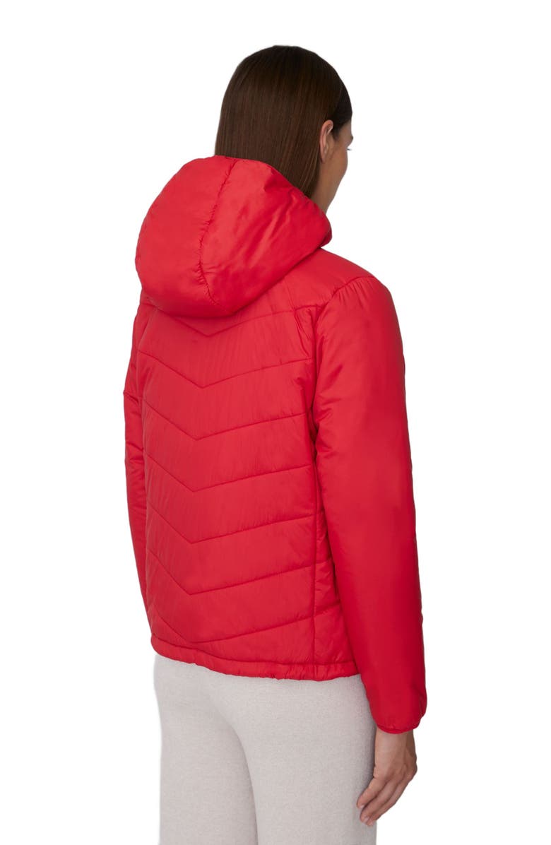 Quartz Co. CAMILA | Lightweight Hooded Insulated Jacket, Alternate, color, Fiery Red