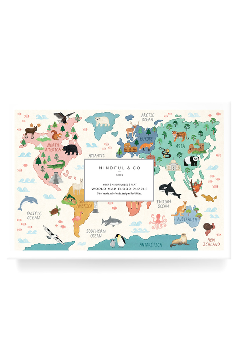 World Map Floor Puzzle - Age 1.5+ Years