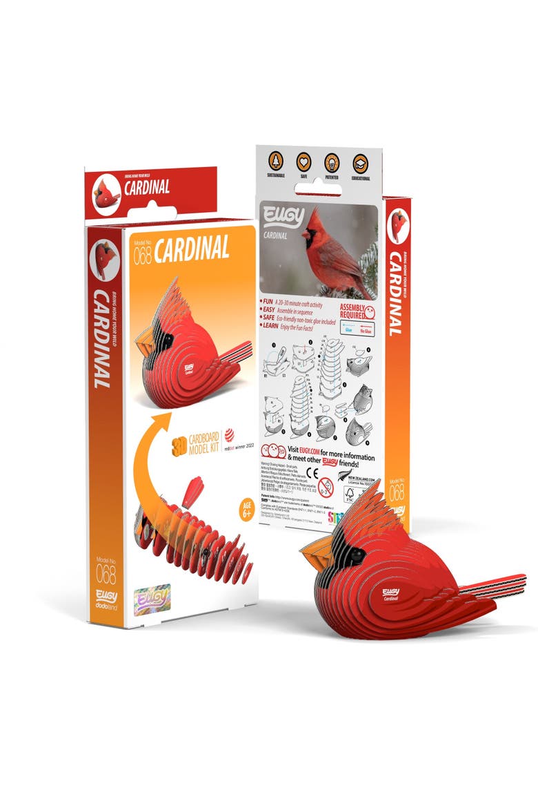 Cardinal 3D Puzzle, Main, color, No Color