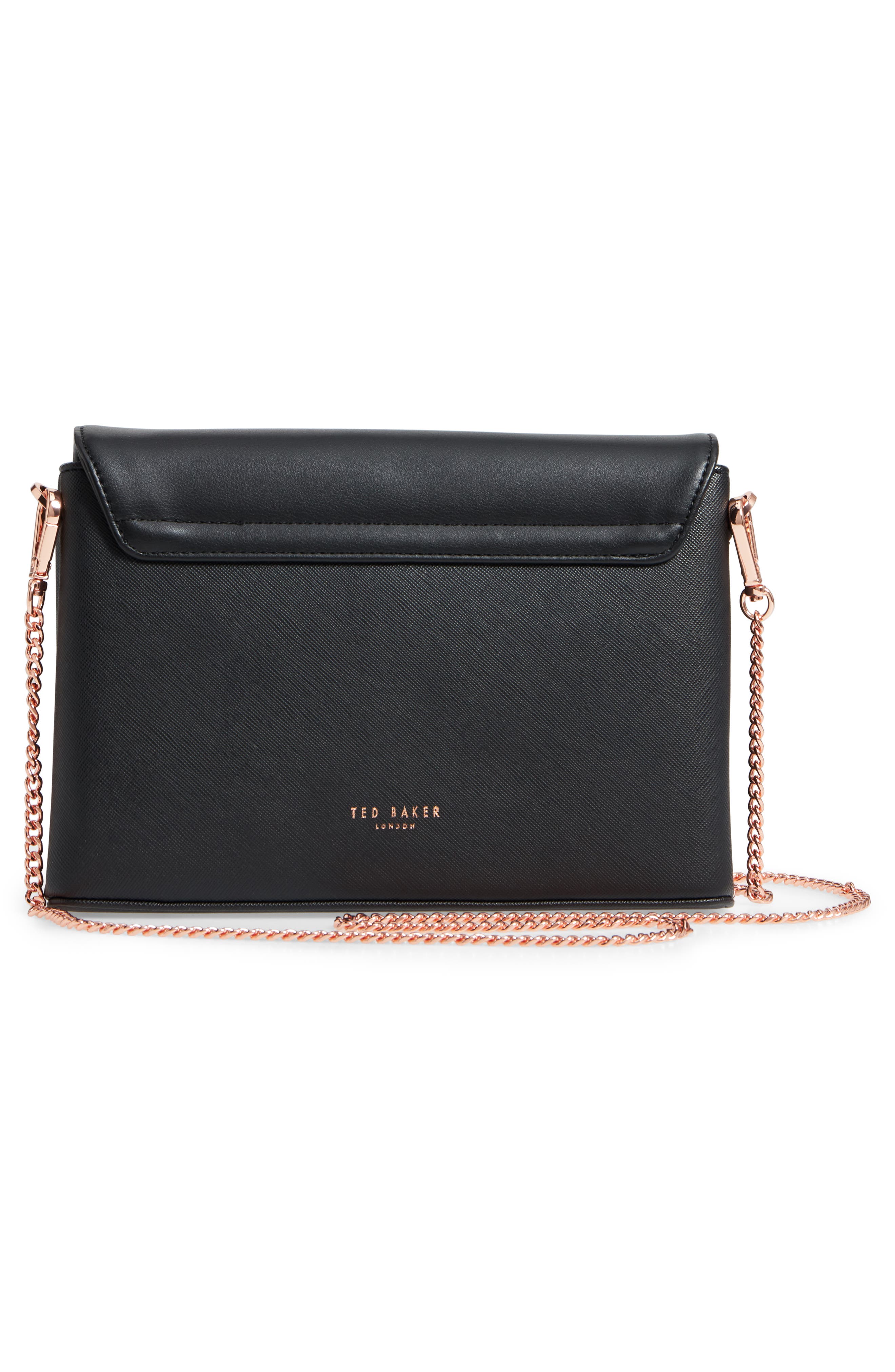Ted Baker London Faux Leather Crossbody Bag, Alternate, color, 