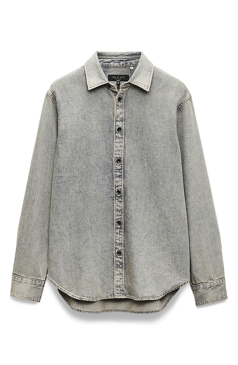 rag & bone Finch Denim Button-Up Shirt, Alternate, color,