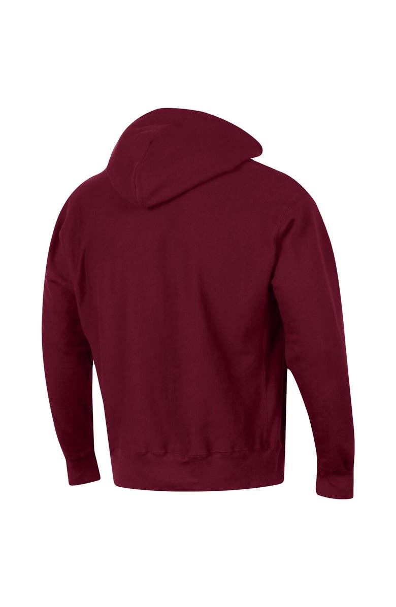 Champion Men's Champion Maroon Virginia Tech Hokies Team Arch Reverse Weave Pullover Hoodie, Alternate, color, 