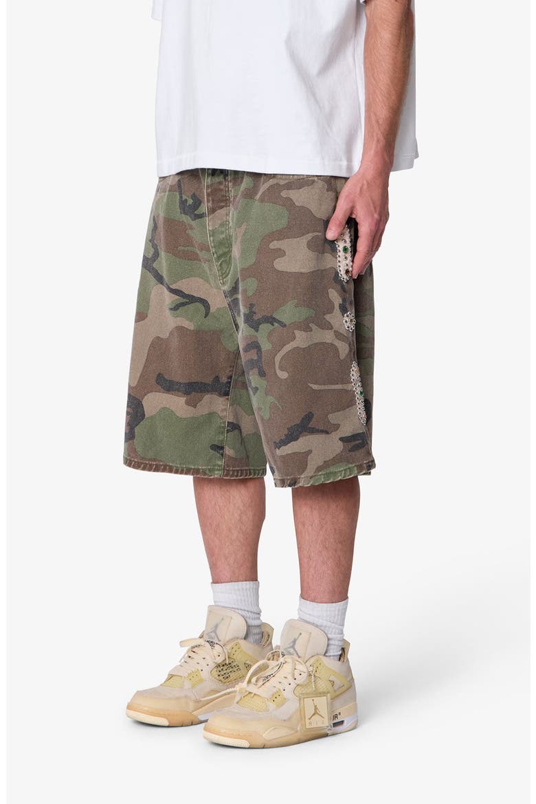 Mojave Camo Canvas Shorts, Alternate, color, CAMO