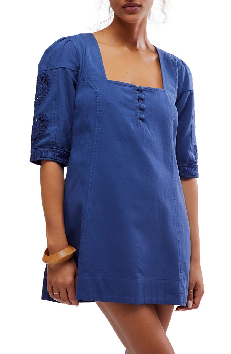 Free People Bali Hazel Hearts Minidress, Alternate, color,