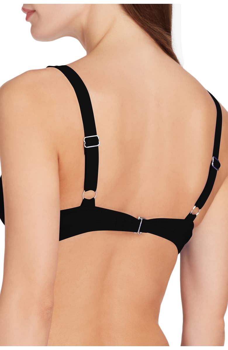 VALIMARE Martinique Bandage Bikini Top, Alternate, color, Black