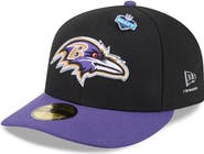 New Era Men's New Era  Black/Purple Baltimore Ravens 2026 NFL Draft Pre-Curved 59FIFTY Fitted Hat