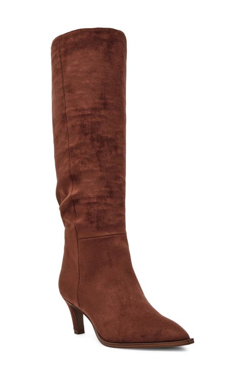 Heksly Pointed Toe Knee High Boot
