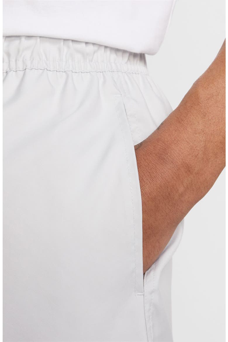 Club Woven Flow Shorts, Alternate, color, 025 PTNDST/WHITE